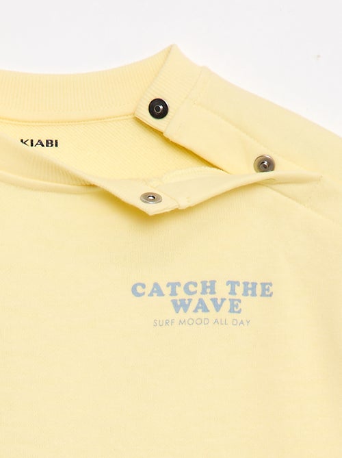 Felpa stampata - Collezione facile da indossare - Kiabi