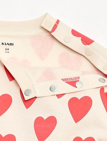 Felpa stampata con bottoni a pressione magnetici sulla spalla - So Easy