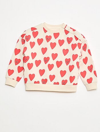 Felpa stampata con bottoni automatici magnetici sulla spalla - So Easy