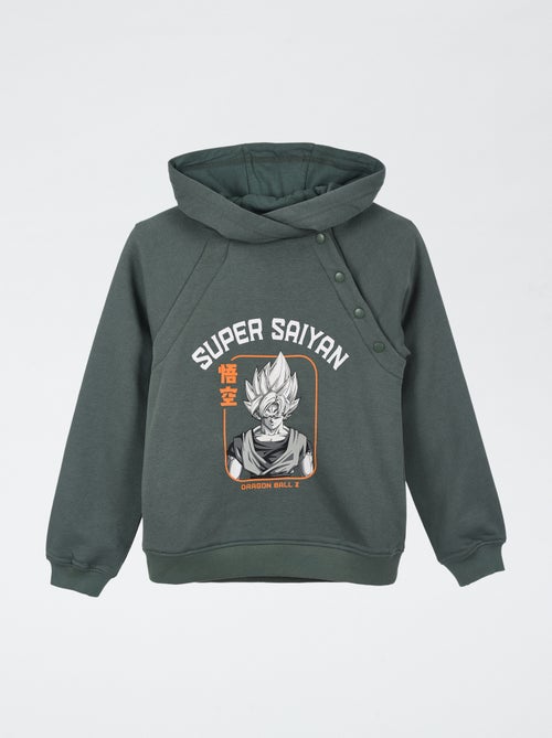 Felpa stampata con cappuccio - collezione facile da indossare - Kiabi