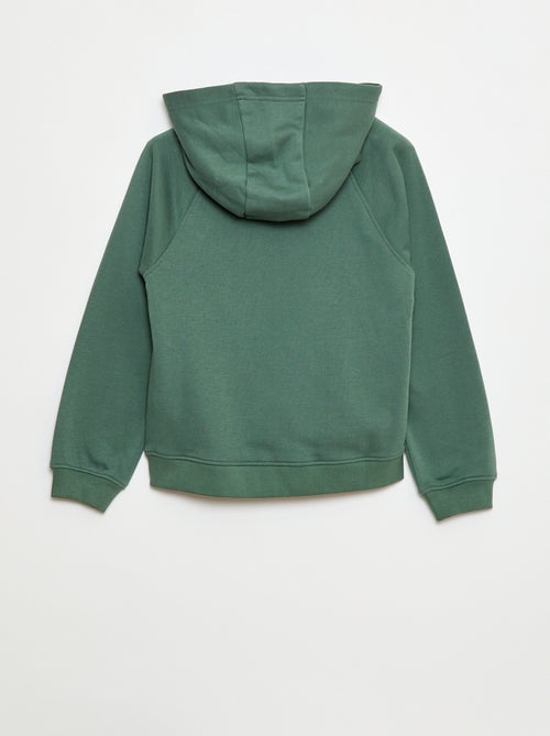 Felpa stampata con cappuccio - collezione facile da indossare - Kiabi