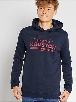 Ragazzo 10-18 anni - Felpa stampata con cappuccio eco-sostenibile - Kiabi