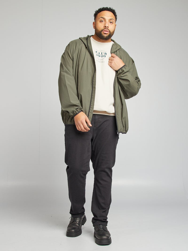 Felpa stampata davanti e dietro BEIGE - Kiabi