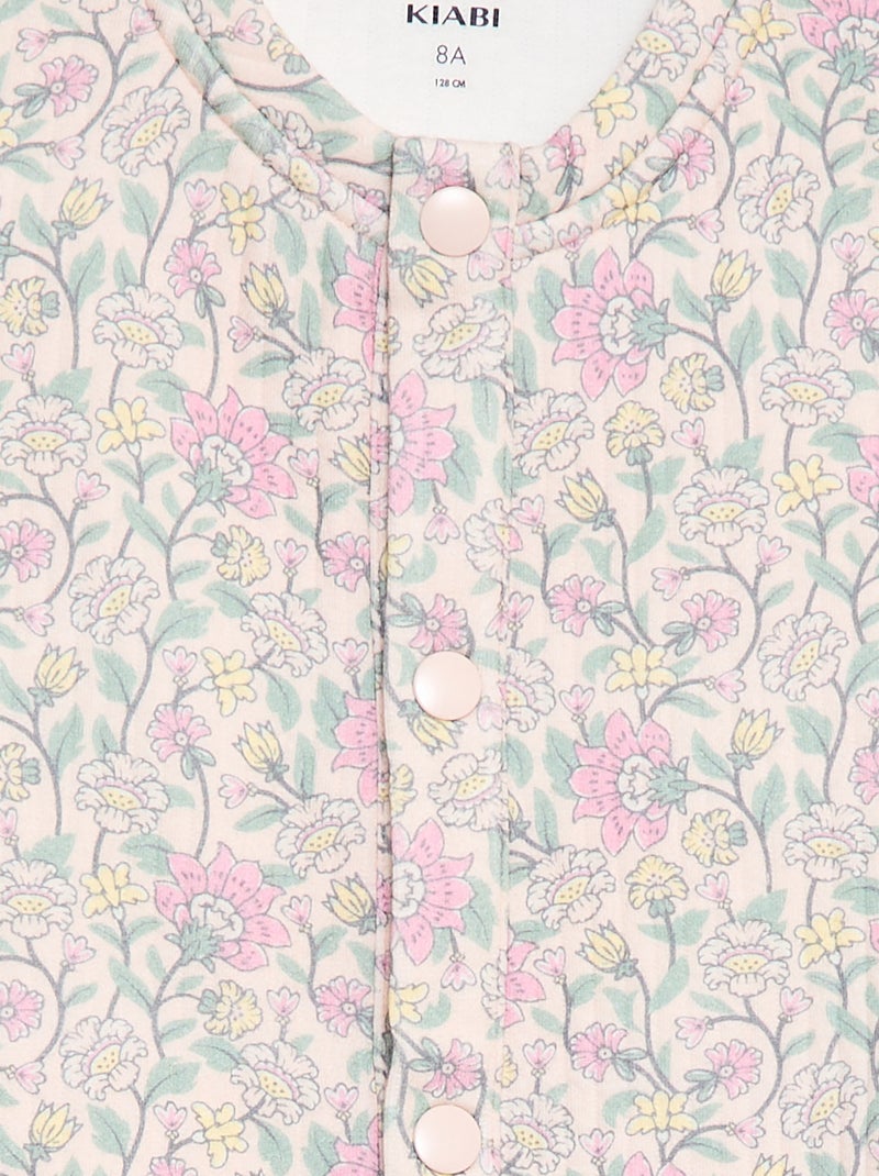 Felpa stampata effetto felpato - Collezione facile da indossare Rosa - Kiabi