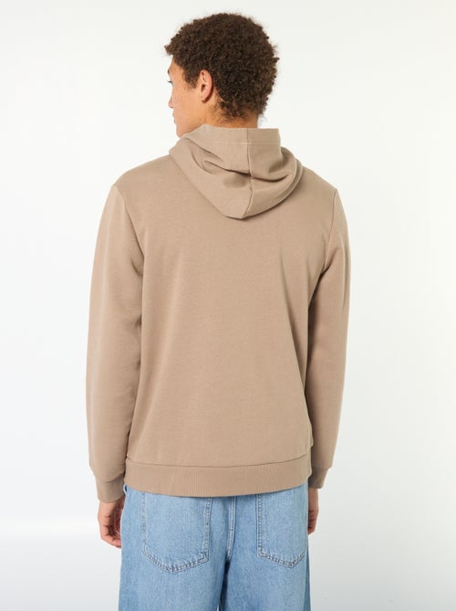 Felpa stampata fantasia in cotone tinta unita - Kiabi