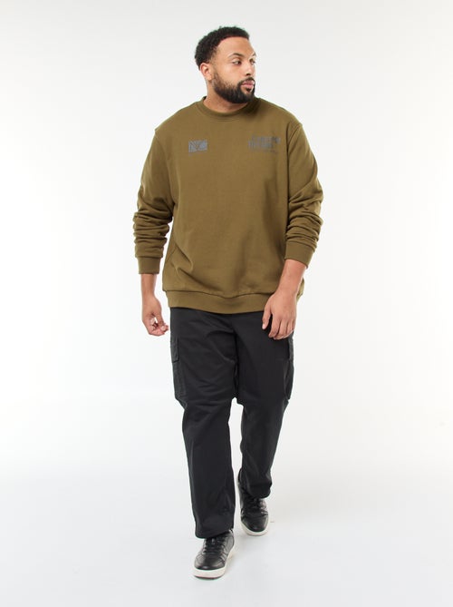 Felpa stampata fronte-retro in felpa leggera - Kiabi