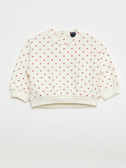 Felpa stampata girocollo - Kiabi