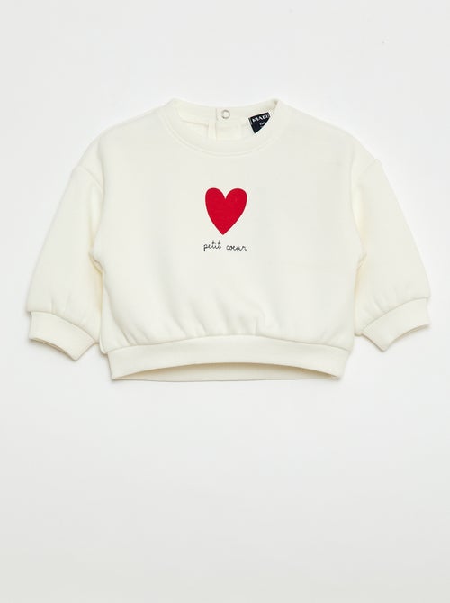 Felpa stampata girocollo - Kiabi