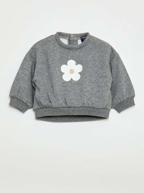 Felpa stampata girocollo - Kiabi