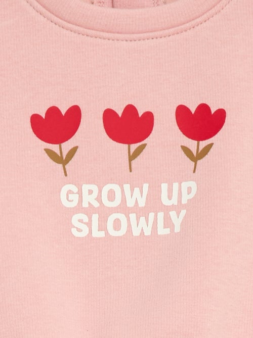 Felpa stampata girocollo - Kiabi