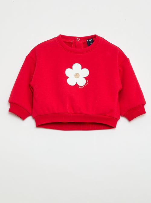 Felpa stampata girocollo - Kiabi