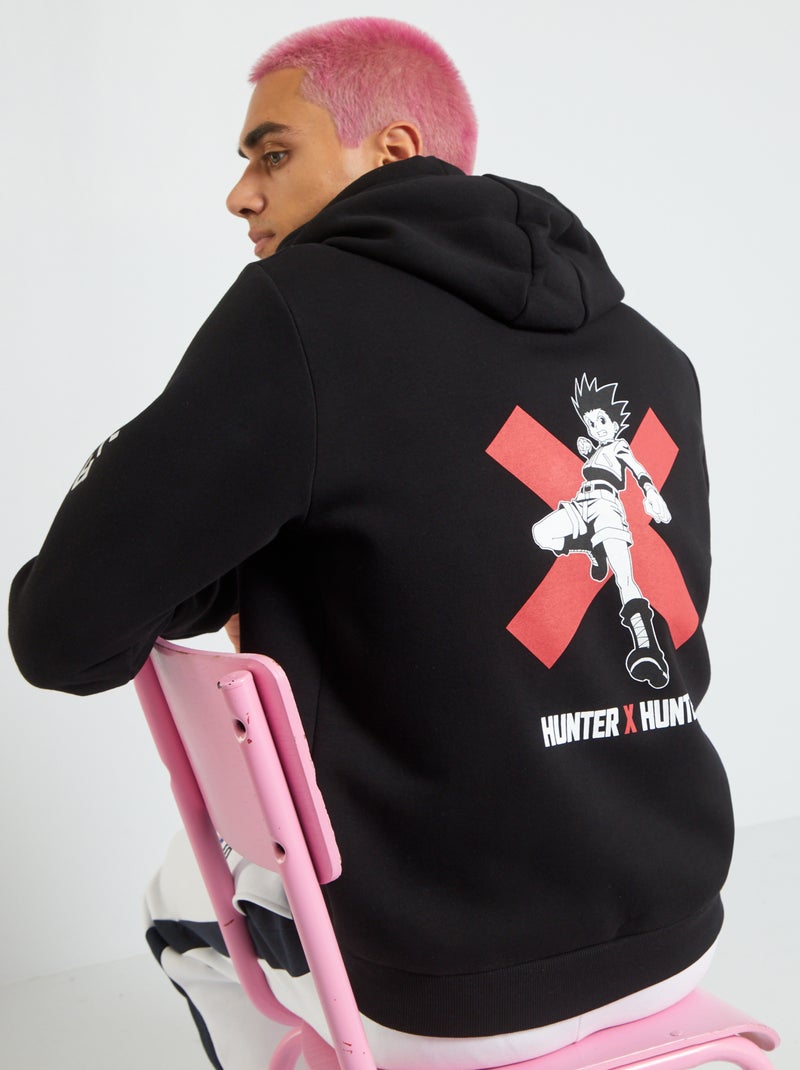 Felpa stampata 'Hunter x Hunter' Nero - Kiabi