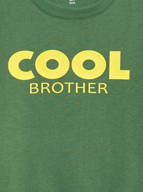 Felpa stampata in cotone - Kiabi