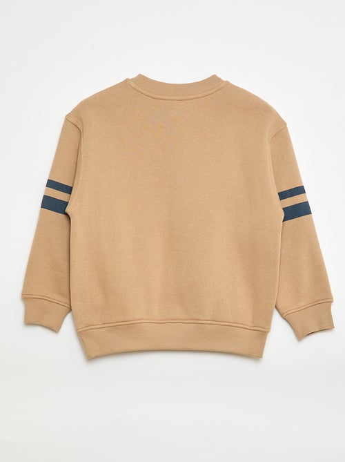 Felpa stampata in felpa garzata - Kiabi