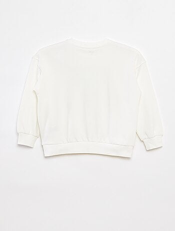 Felpa stampata in french terry