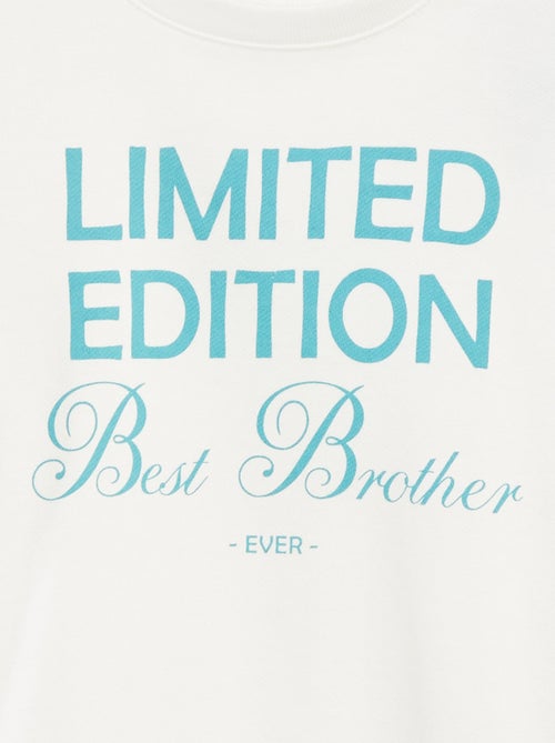 Felpa stampata in french terry - Kiabi