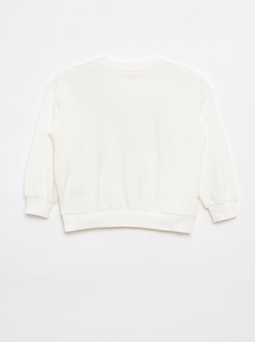 Felpa stampata in french terry - Kiabi