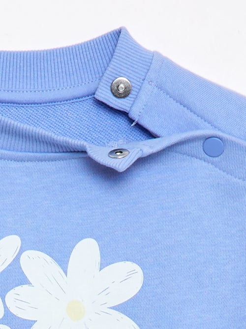 Felpa stampata in french terry leggero - Collezione facile da indossare - Kiabi