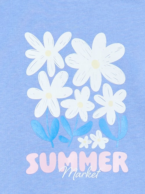 Felpa stampata in french terry leggero - Collezione facile da indossare - Kiabi