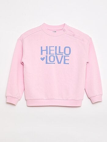 Felpa stampata in french terry leggero - Collezione facile da indossare