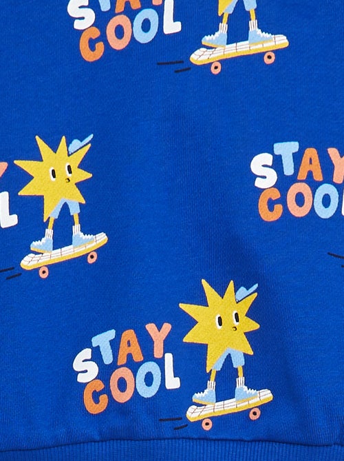 Felpa stampata in mollettone leggero - Grafik Edition - Kiabi