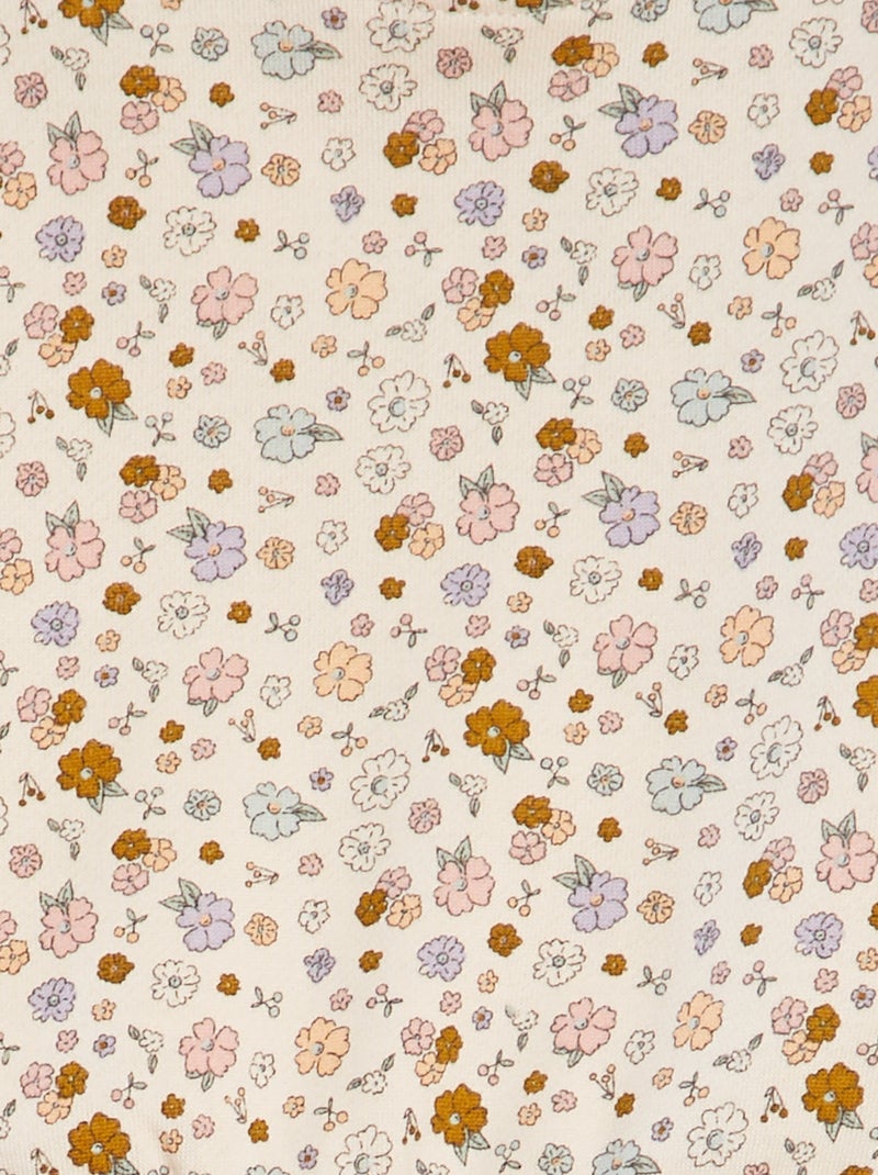 Felpa stampata in tessuto felpato ROSA - Kiabi