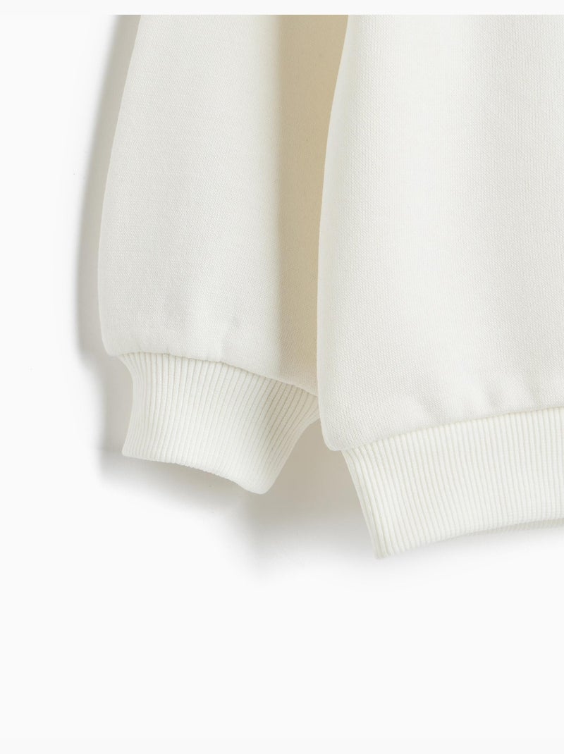 Felpa stampata, mo fashion Bianco - Kiabi