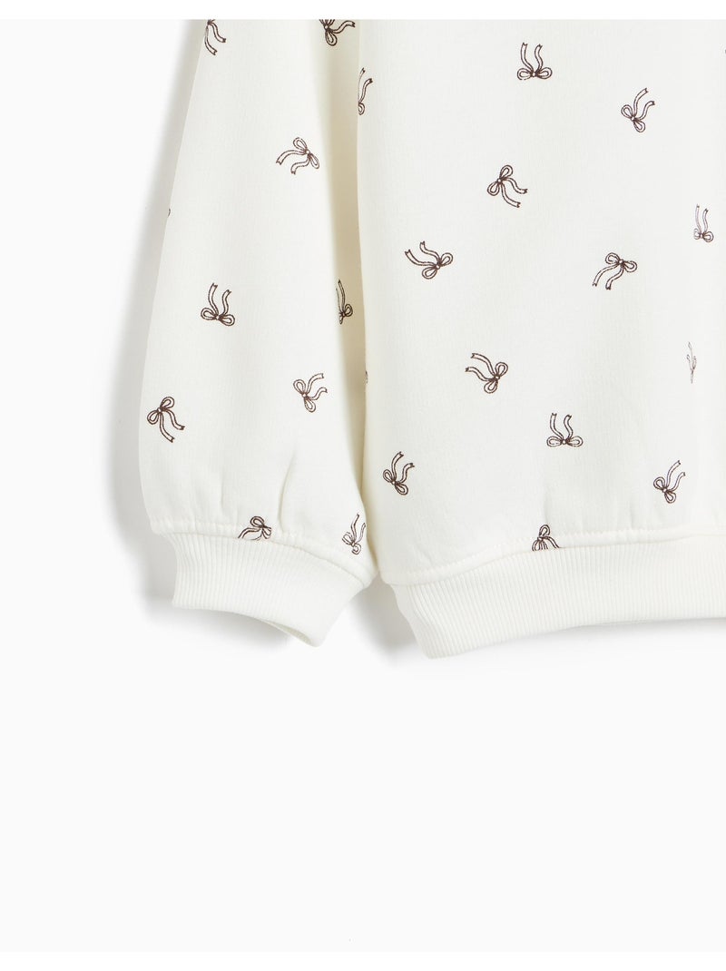 Felpa stampata, mo fashion Bianco - Kiabi