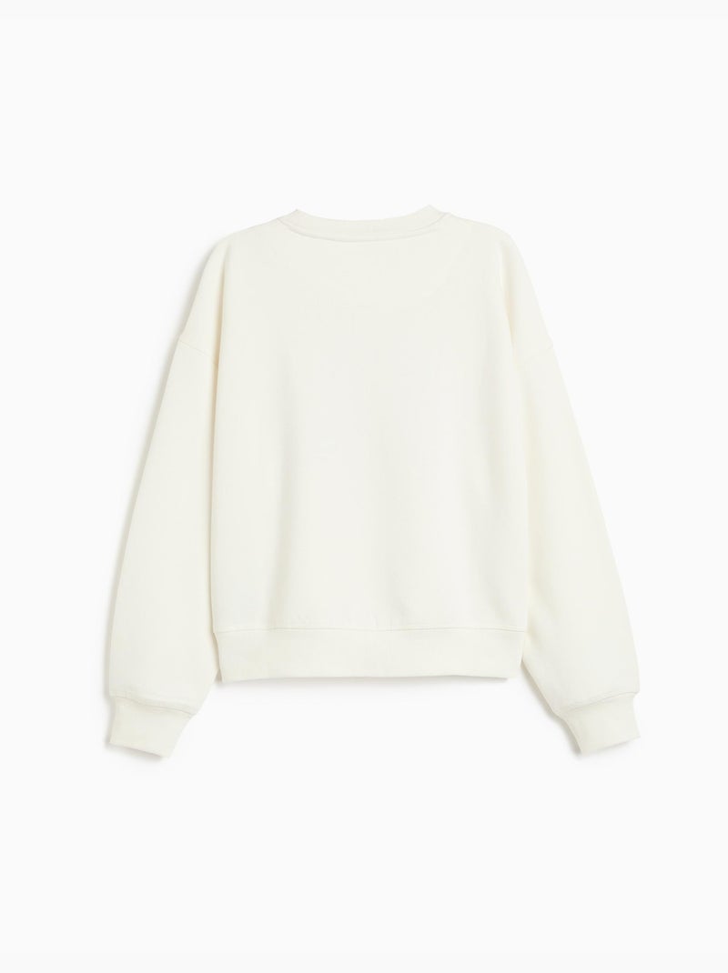 Felpa stampata, mo fashion Bianco - Kiabi