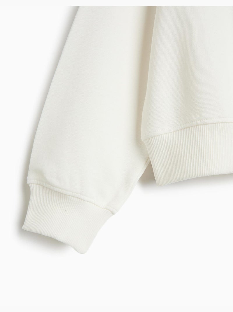 Felpa stampata, mo fashion Bianco - Kiabi