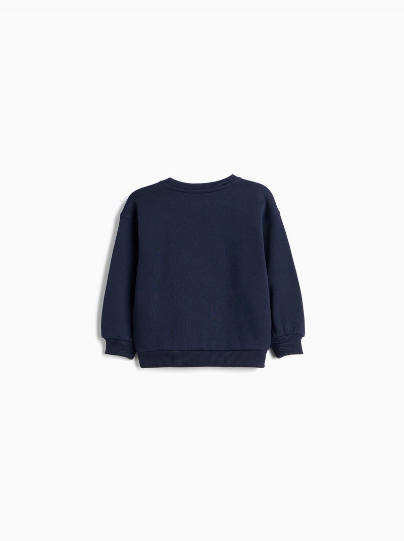 Felpa stampata, mo fashion Blu - Kiabi