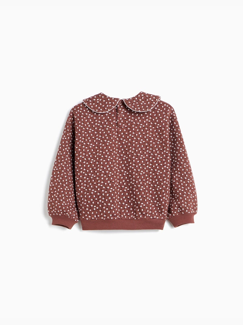 Felpa stampata, mo fashion Marrone - Kiabi