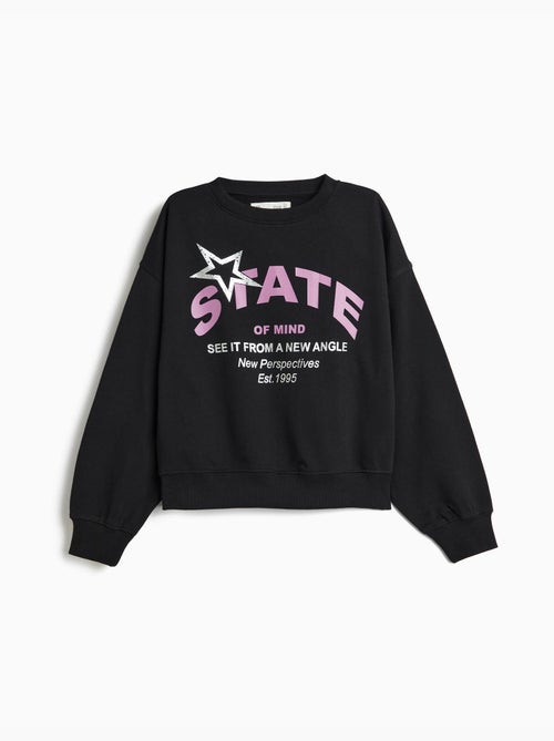 Felpa stampata, mo fashion - Kiabi
