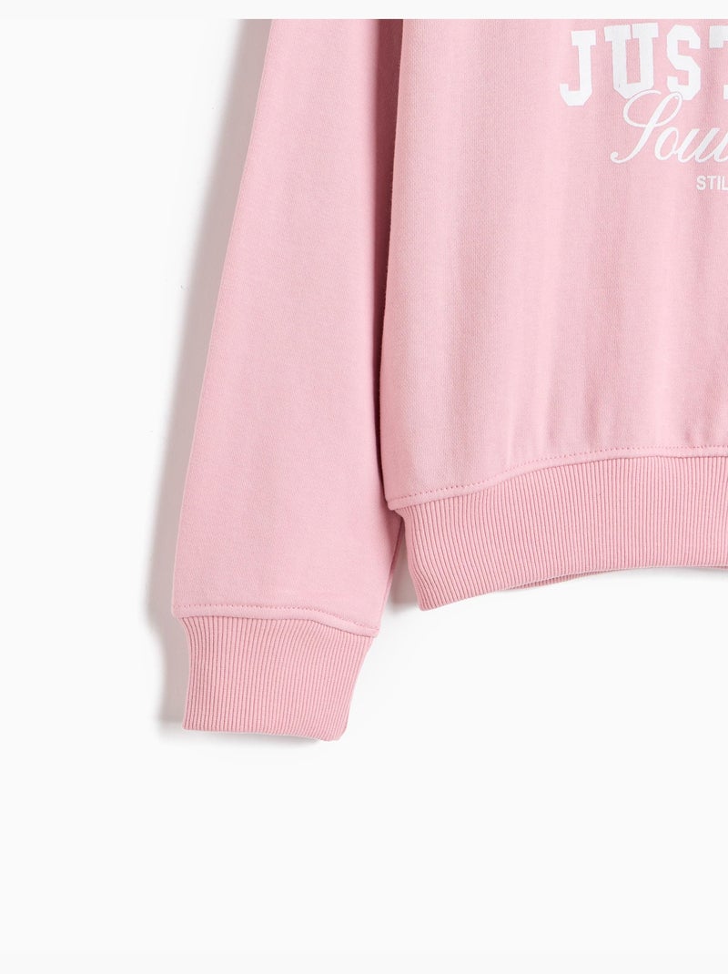 Felpa stampata, mo fashion Rosa - Kiabi