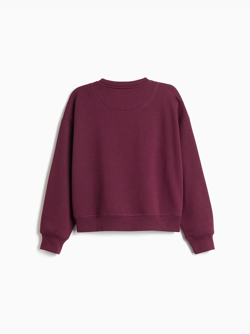 Felpa stampata, mo fashion Viola - Kiabi
