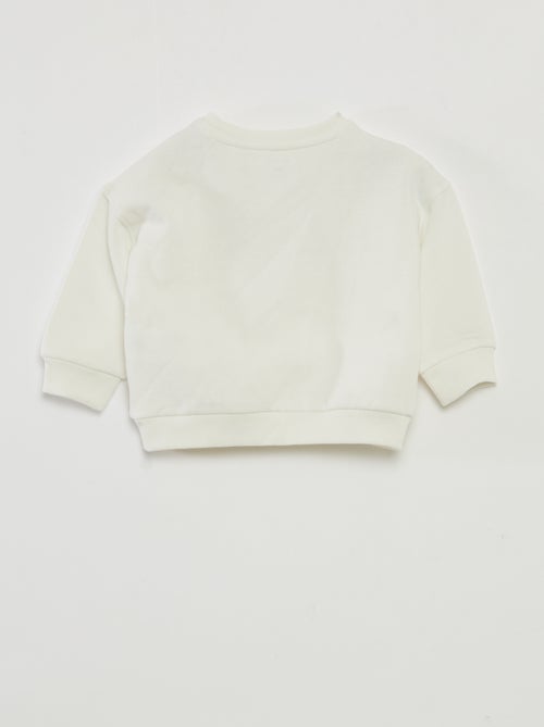 Felpa stampata Natale in jersey di cotone - Kiabi