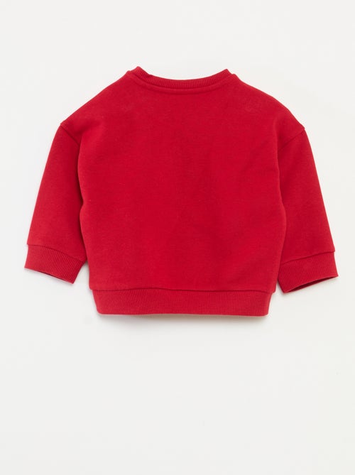 Felpa stampata Natale in jersey di cotone - Kiabi