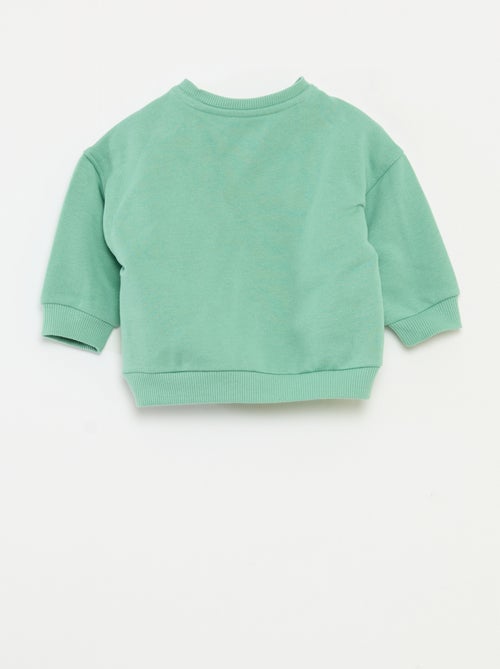 Felpa stampata Natale in jersey di cotone - Kiabi