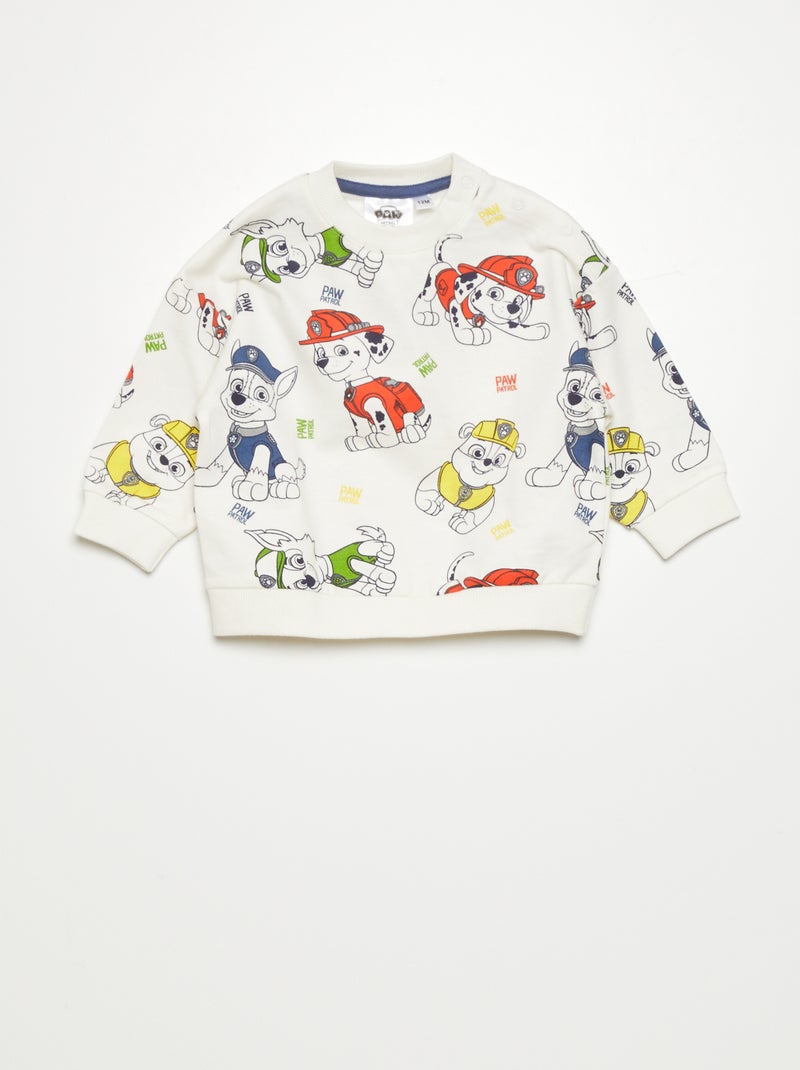 Felpa stampata 'Paw Patrol' BEIGE - Kiabi