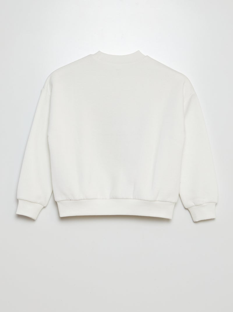 Felpa stampata Pupazzo di neve BIANCO - Kiabi