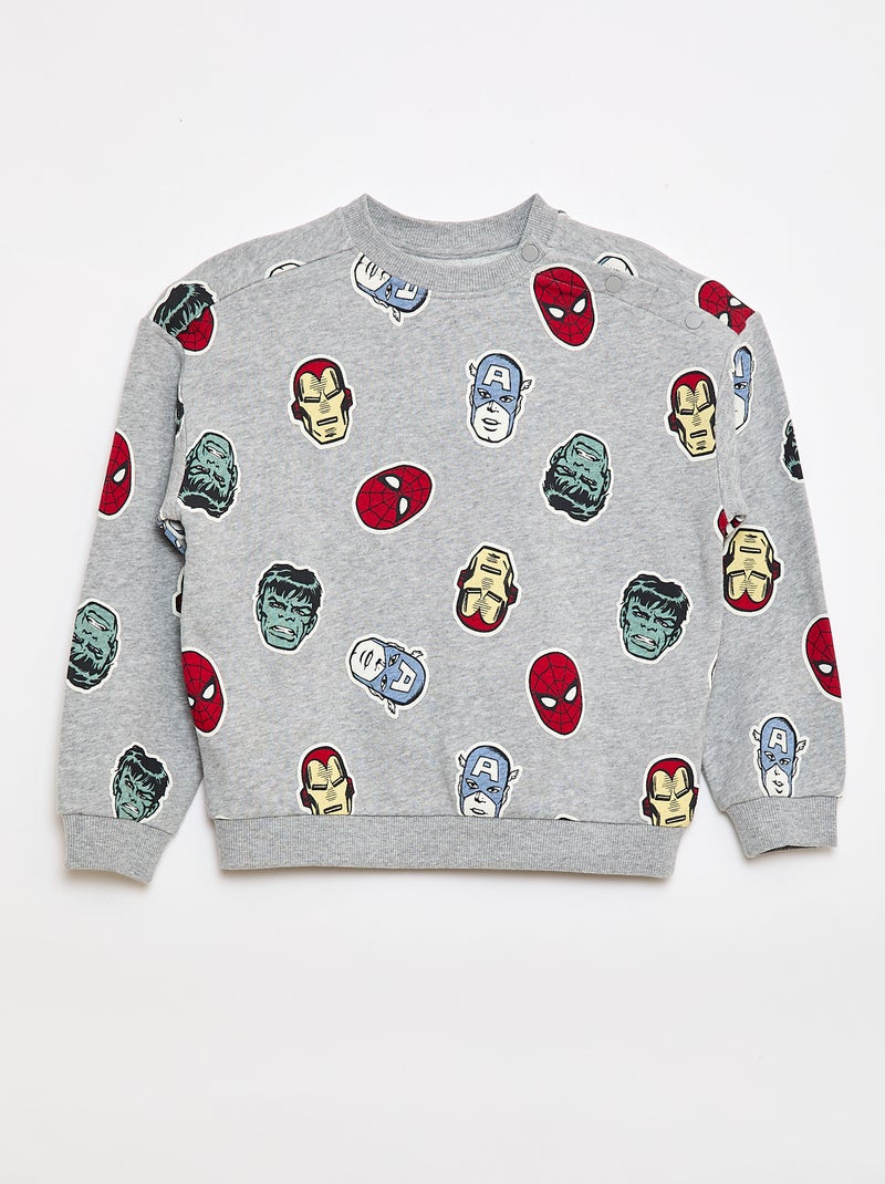 Felpa stampata 'Spider-Man' - Collezione facile da indossare Grigio - Kiabi