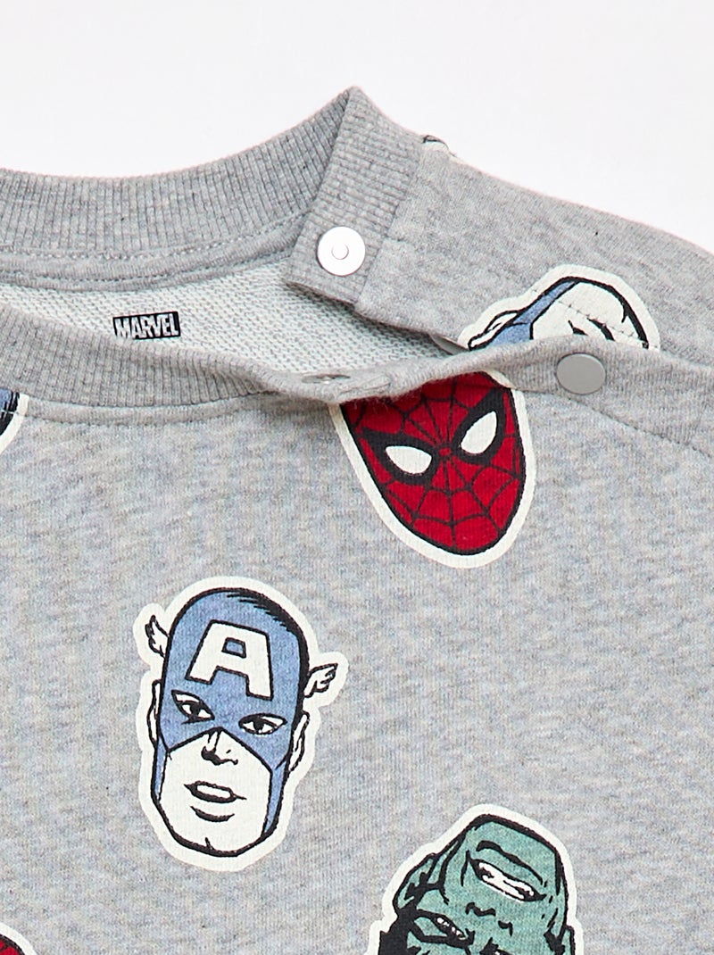 Felpa stampata 'Spider-Man' - Collezione facile da indossare Grigio - Kiabi