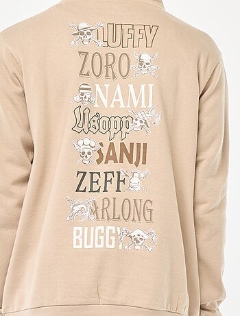 Felpa stampato recto-verso 'Felpa con cappuccio 'One Piece' - Felpa con cappuccio 'One Piece' -' con cappuccio