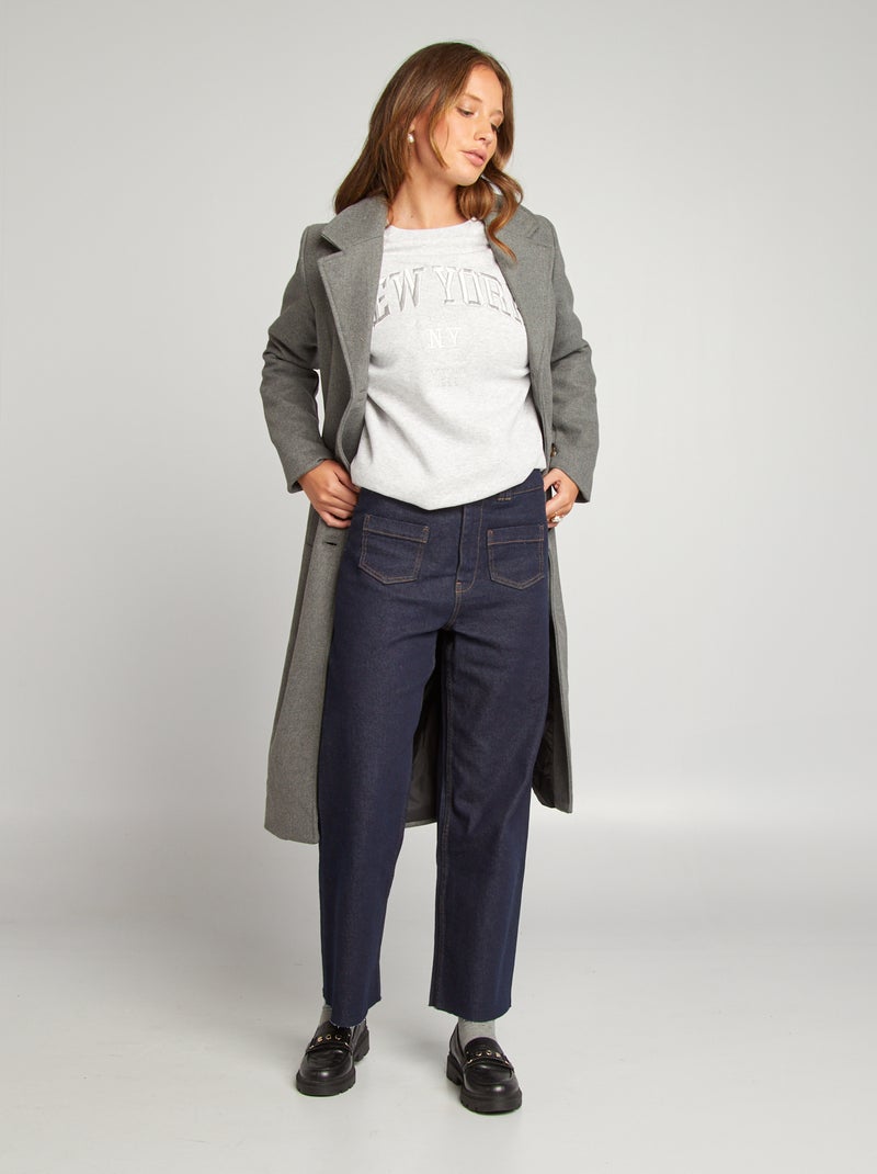 Felpa stile college GRIGIO - Kiabi