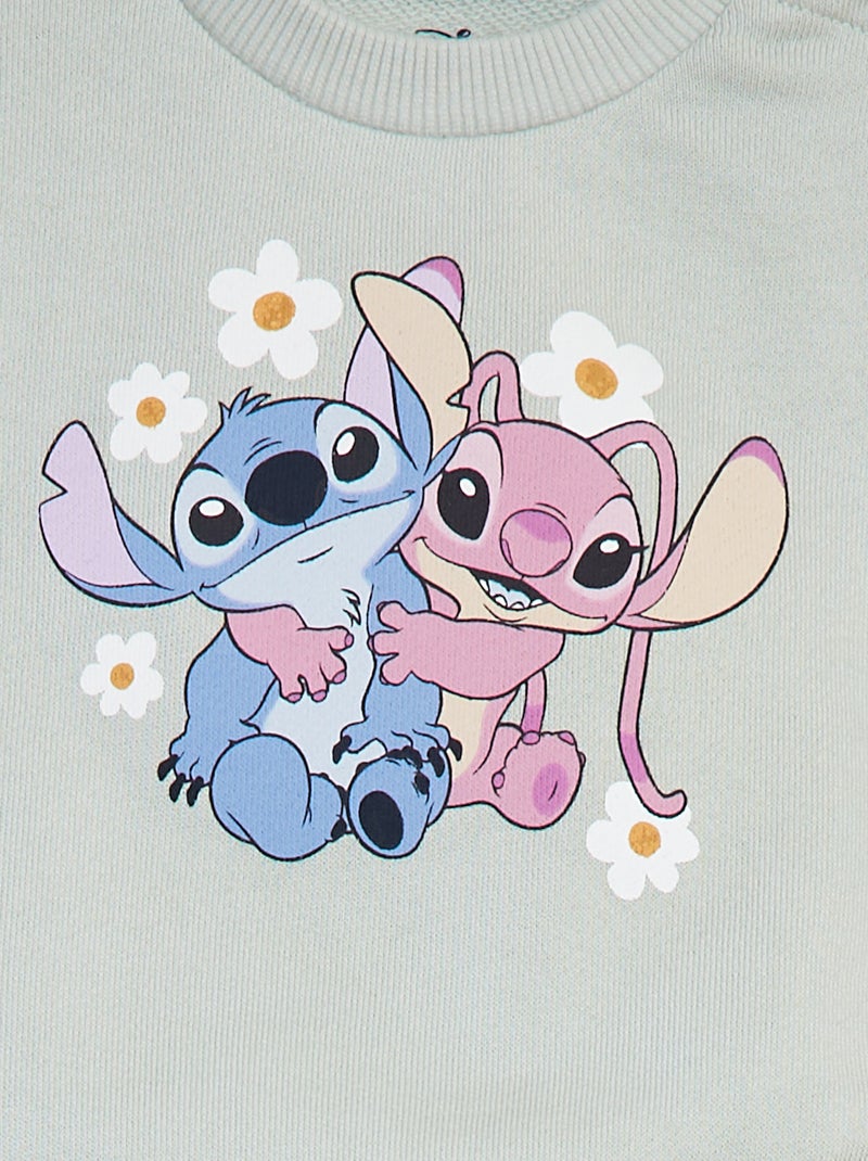 Felpa 'Stitch' di 'Disney' con volant sulle maniche BLU - Kiabi