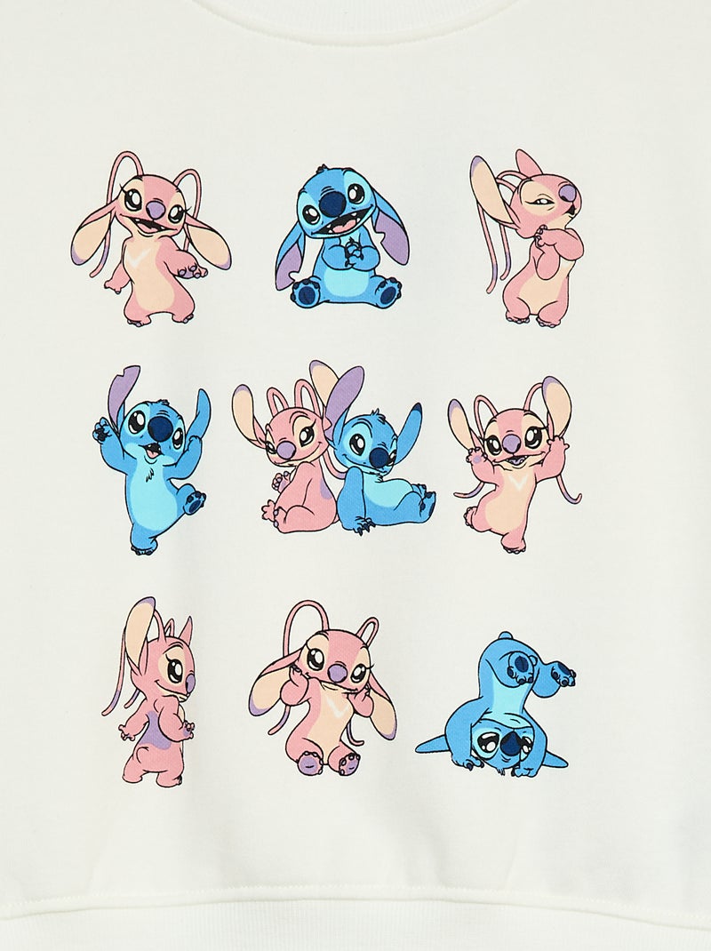 Felpa 'Stitch' 'Disney' Bianco - Kiabi
