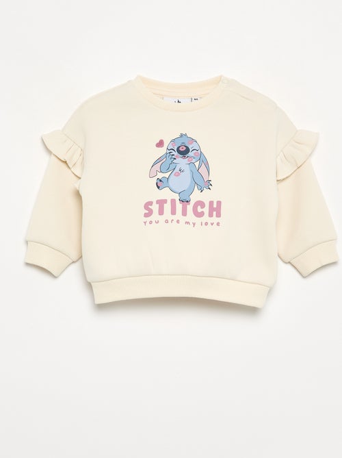 Felpa 'Stitch' 'Disney' con volant sulle spalle - Kiabi