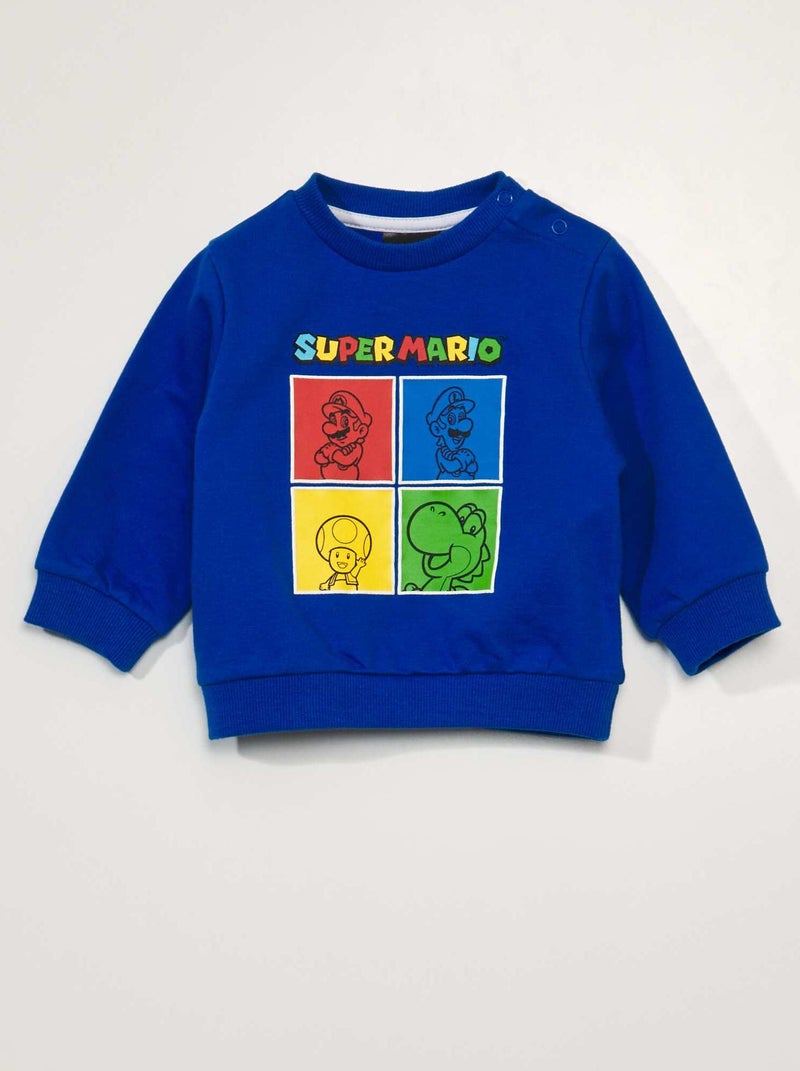 Felpa 'Super Mario' BLU - Kiabi