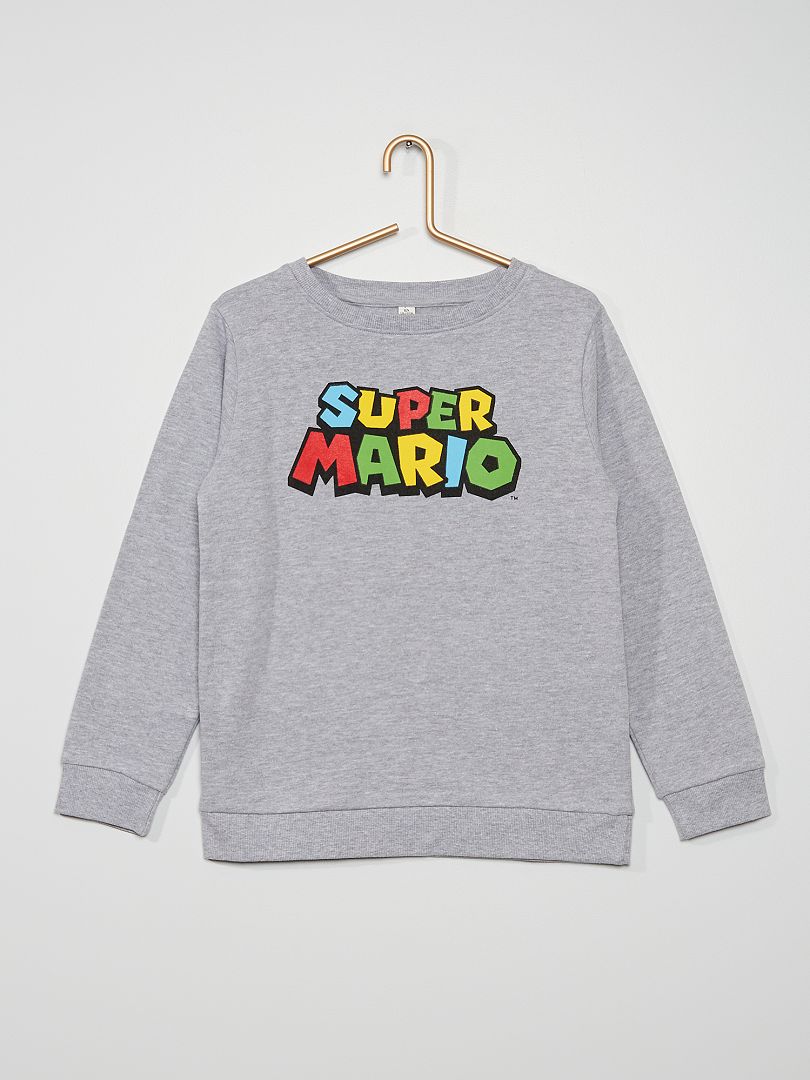 Felpa 'Super Mario' grigio - Kiabi