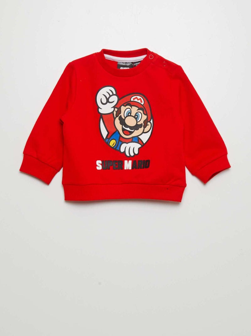 Felpa 'Super Mario' ROSSO - Kiabi